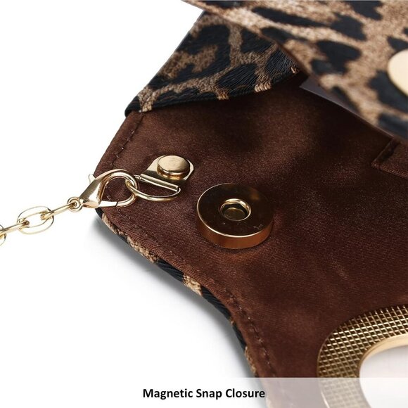 Clutch Purses for Women Cut Out Handle Clutch PU Leather/Straw Evening Bag for W - Picture 8 of 9